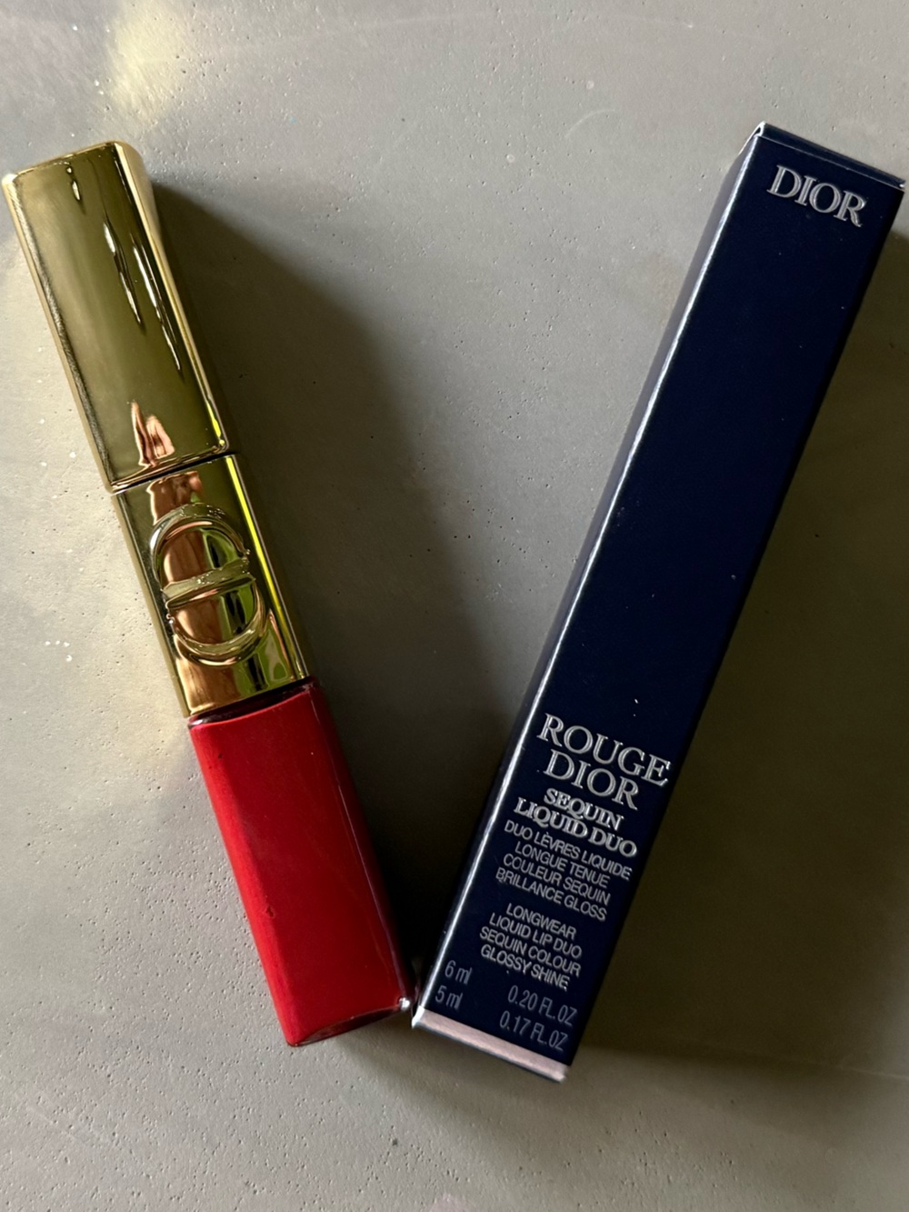 Dior Rouge Dior Liquid Sequin Lipstick Duo - 881 Carousel